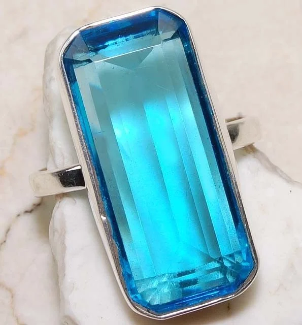 Yi qi булавки для женщин ювелирные изделия принцессы 4.6CT Cut огромный серебристый