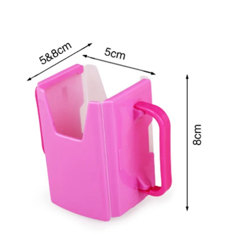 Высокое качество зеленый/розовый Выдвижная складная бутылка для воды младенец учится пить брекет для молока предотвращения ложных напитков коробки 1 шт