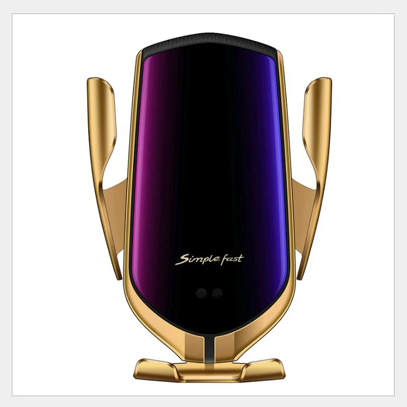 

10W Qi Car Wireless Charger For iPhone Xs Max Xr X Intelligent Infrared Fast Charger for xiaomi huawei Samsung s8 S9 S10 plus