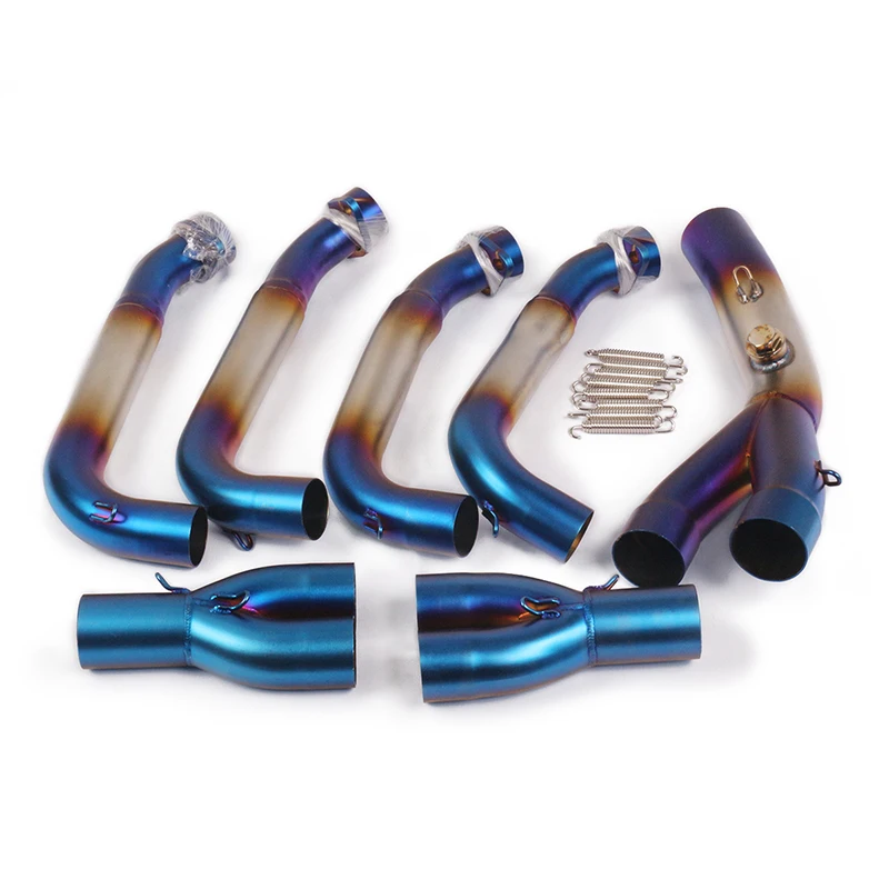 51MM Middle Pipe Full System Motorcycle Modified Muffler Pipe Front Header Pipe Tube For YAMAHA YZF-R6 R6 Exhaust 2006 - 2016 24 - Racext 01