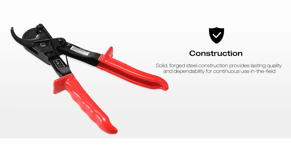 COLORS HS - 325A Below 240 Square Millimeter Multi-functional Ratchet Cable Cutter Wire Cutting Hand Tool