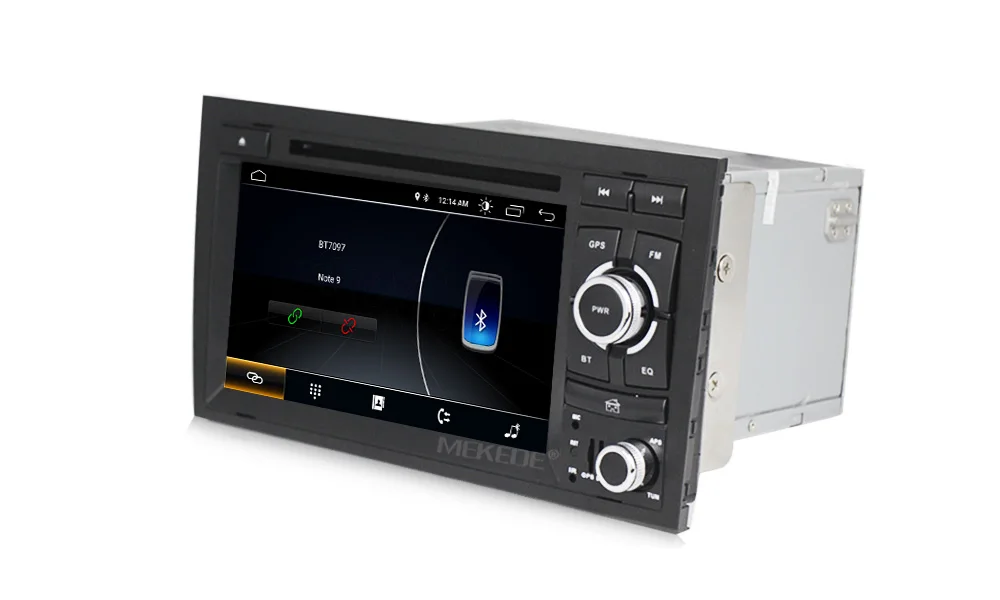 Sale MEKEDE 2din Android 8.1 Car DVD GPS player For Audi A4 S4 RS4 2002-2008 with wifi BT GPS navigation 3G multimedia free shipping 30