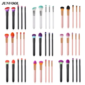

5Pcs/Set Blue Mix Black Makeup Brushes Tool Kit Face Foundation Powder Contour Concealer Blush Eye Shadow Eyebrow Cosmetic Brush