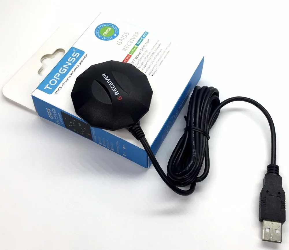Cena Kabel 1.5m USB GPS GPS BDS antena odbiorcza moduł protokół wyjściowy USB, kompatybilny zamiennik BU353S4