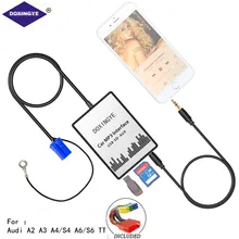 DOXINGYE USB SD AUX Автомобильный MP3 музыкальный радио цифровой CD Changer Adapte музыка для Audi A2 A3 A4/S4 A6/S6, A8/S8 AllRoad TT