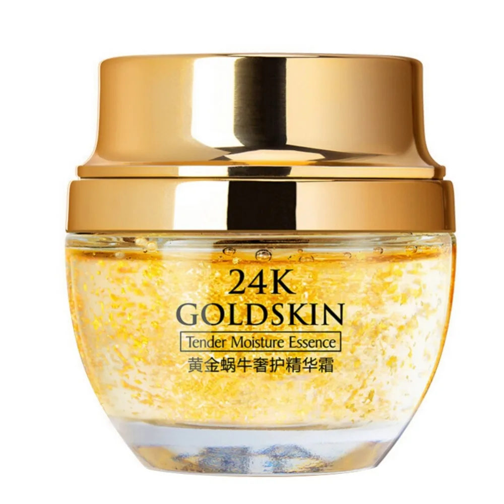 

24k Gold Foil Snail Cream Hydrating Anti-Wrinkles Firming Skin Even Skin Tone Face Care Essence
