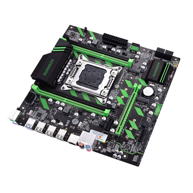 HUANANZHI X79 материнская плата LGA2011 ATX SATA3 USB3.0 Dual PCI E 16X NVME M.2 SSD Поддержка регистровая и ecc