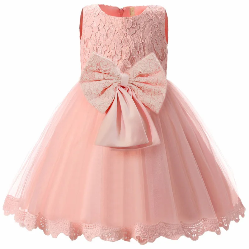 

Kids Girls Flower Dress Toddler Baby Girl Birthday Party Dresses Children Fancy Princess Ball Gown Wedding Clothes D0793