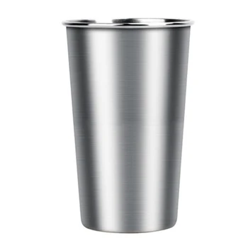 

1x 350/500 Ml Stainless Steel Mug Drinking Coffee Beer Milkshake Soda Tumbler