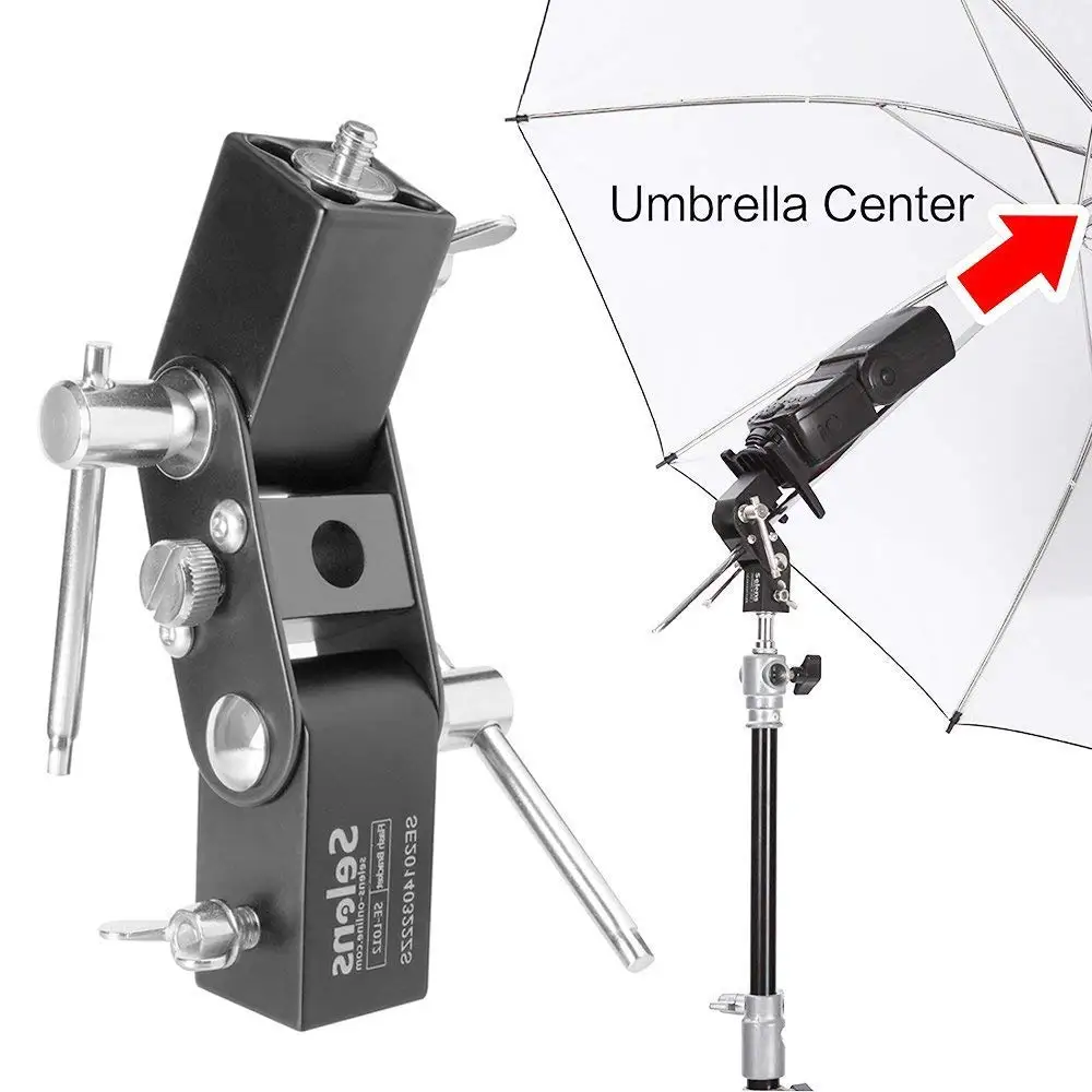 Selens SE-L012 кронштейн для вспышки Speedlite зонт держатель светильник стенд винт крепление L кронштейн аксессуары для фотосъемки