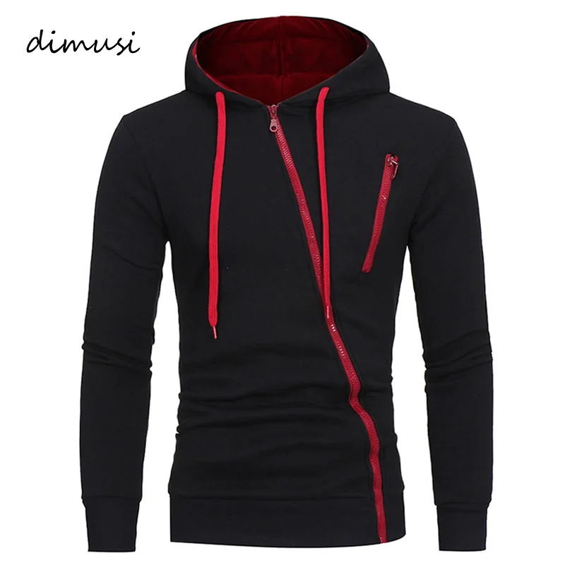 

DIMUSI Mens Hoodies Fashion Mens Zipper Sweatshirt Slim Jackets Mens Hip Hop Hooded Cardigan Sportswear Tracksuit Coats Clothing