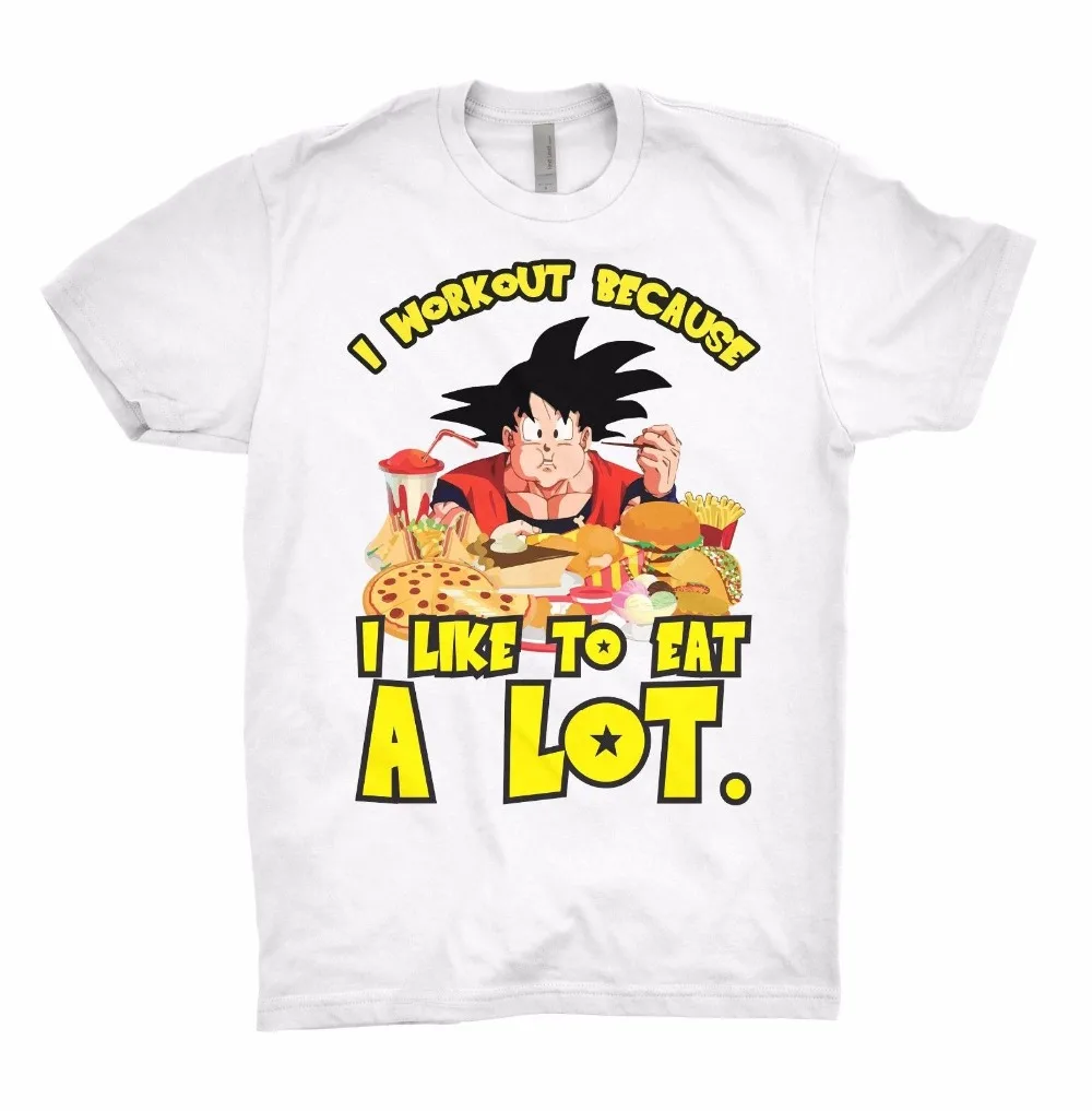 Son Goku Gym T Shirt Workout Muscle Fight Mma Dragon Ball
