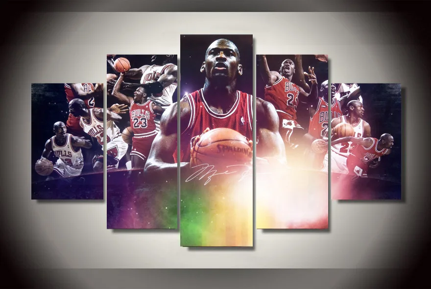 Home Decor Printed Michael Jordan Painting on canvas room decoration