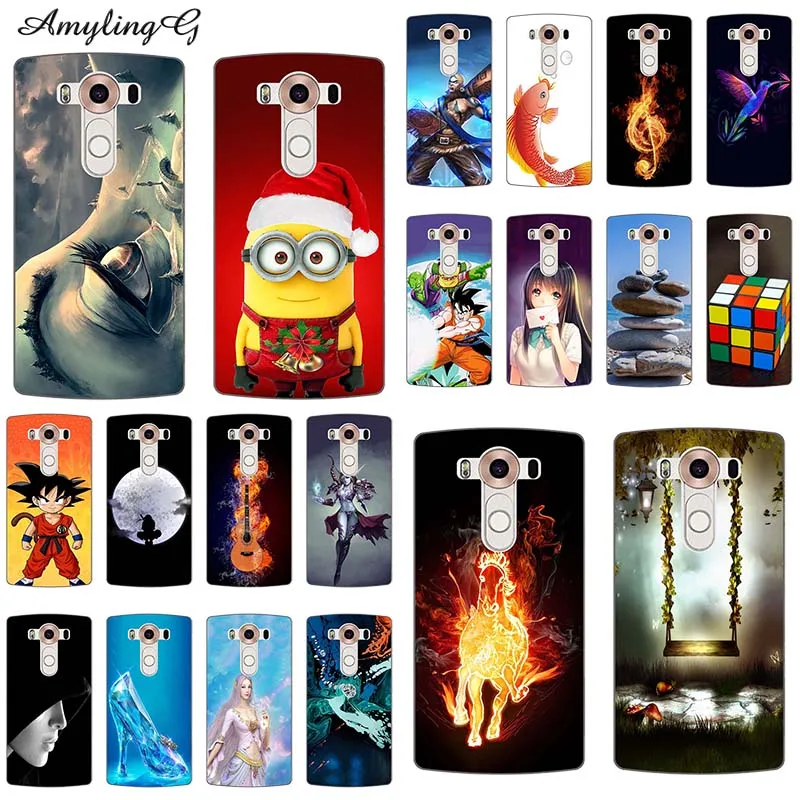 

Fashion Cartoon Case For LG V10 V 10 F600 H968 5.7" Phone Cat Landscape Drawing Cover Dog cover TPU Soft Silicone flower Owl Cat