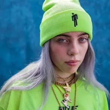Новинка Billie Eilish Beanie 4 цвета Женская Повседневная зимняя шапка простая хип-хоп вязаная шапка для девочек Теплая Шапка-бини