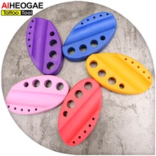 Овальная чернильница для тату колпачок стойка держатель для инструментов Профессиональный силиконовый держатель татуировки Стенд аксессуары для татуировки IA320