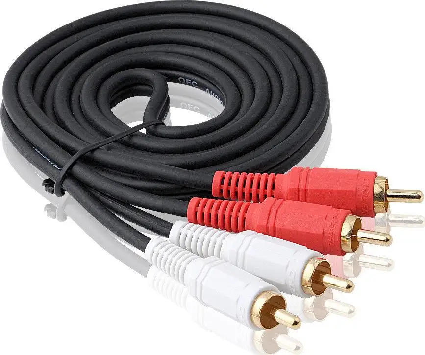 

Cheapest 5FT 1.5M 2 to 2 RCA cable AV speaker extention connecting line audio video TV DVD cable