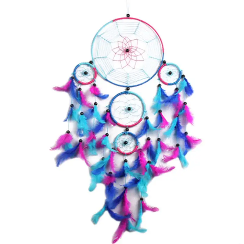 Rainbow LED Dreamcatcher New Light Up Home Decor FREE POSTAGE Diameter 8ins