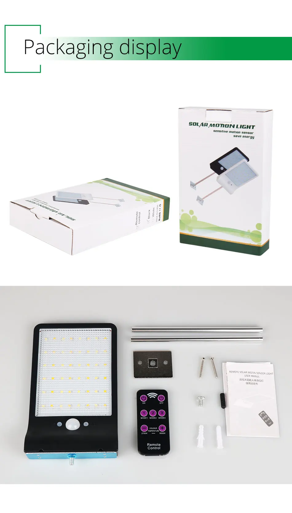 Poderoso ao ar Sensor de Movimento à Prova Painel de Luminária Luz da Parede Regulável Livre Lâmpadas Solares Jardim d' Água Controlador Esgrima 6 v 2.5 w 21 Parede Sensor de Movimento À Prova D'