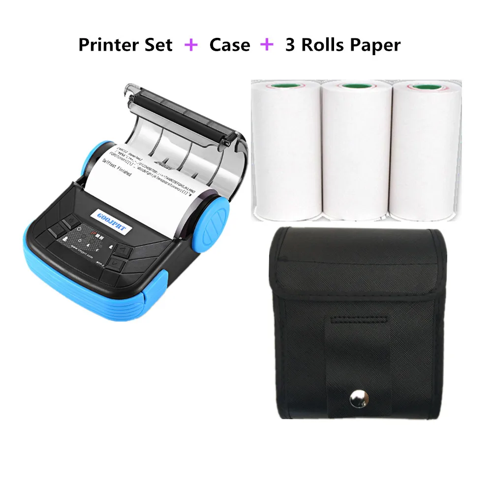 MTP-3 Thermal Printer receipt machine recibos plus case and paper