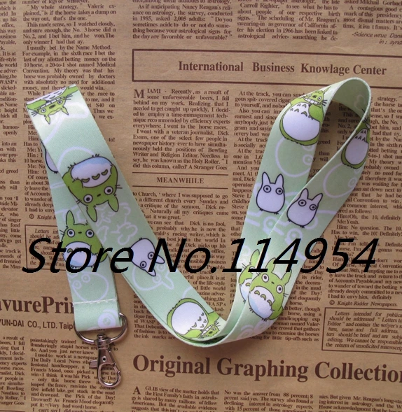 

Free shipping 10 Pcs /Wholesale lots My Neighbor Totoro Necklace Strap Lanyards Cell Phone PDA Key ID Strap Charms Z-4