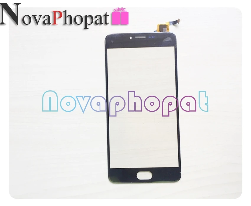 Novaphopat черный/белый сенсор для Meizu M3 Note L681H сенсорный экран дигитайзер стеклянная панель Замена+ отслеживание