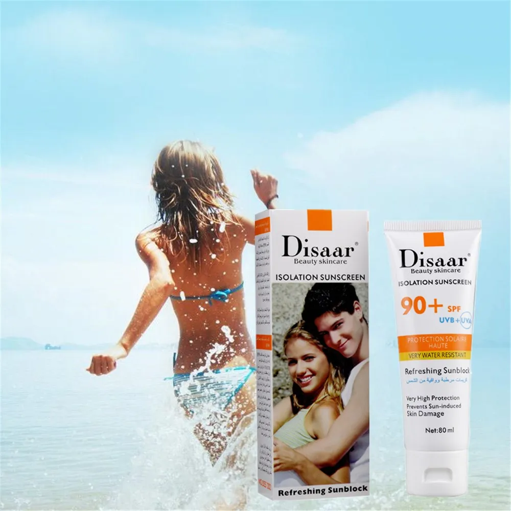 

Long Lasting Moisturizing Oil-control Facial Sunscreen Cream Isolation Sunscreen Face Brighten Makeup nature color 80ml