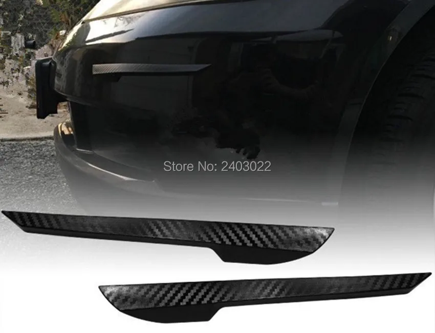 Carbon Fiber Look Front Bumper Fender Door Anti Scratch Protector Strip Guard | Автомобили и мотоциклы