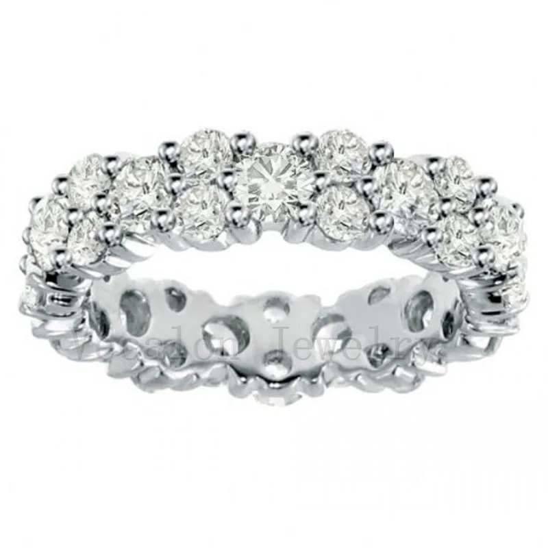 Женское кольцо из серебра 925 пробы с фианитом 5 карат|wedding band ring|band ringjewelry rings |