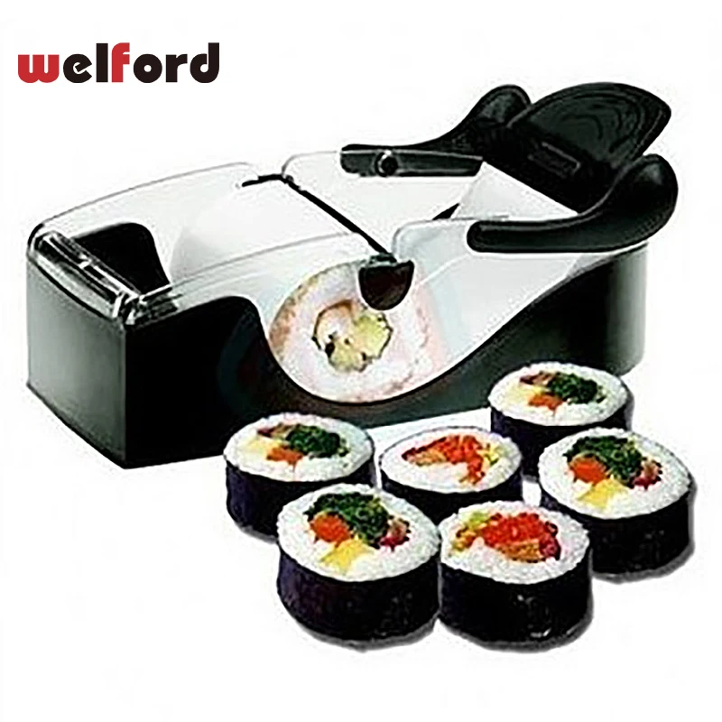 

DIY Perfect Plastic Sushi Maker Roller Equipment Cutter Set for Making Roll-Sushi Kitchen Accessories Cooking Tools