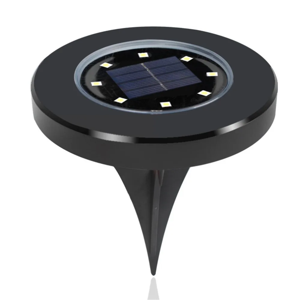 Hot Sale Underground Light 8 LED Solar Power Buried Under Ground Lamp Outdoor Path Way Garden Lawn Yard Lighting | Освещение