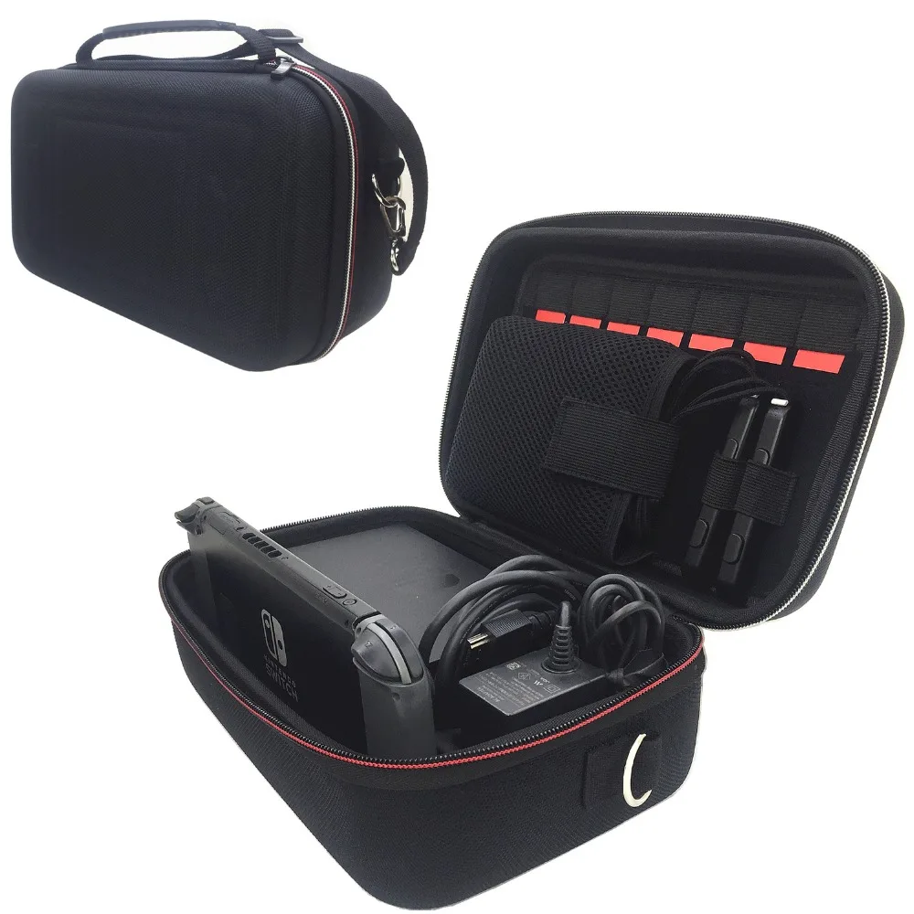 

For Nintend Switch NX NS Accessories Multifunction Hard Shell Protective Storage Pouch Guard Carrying Case Travel Shoulder Bag