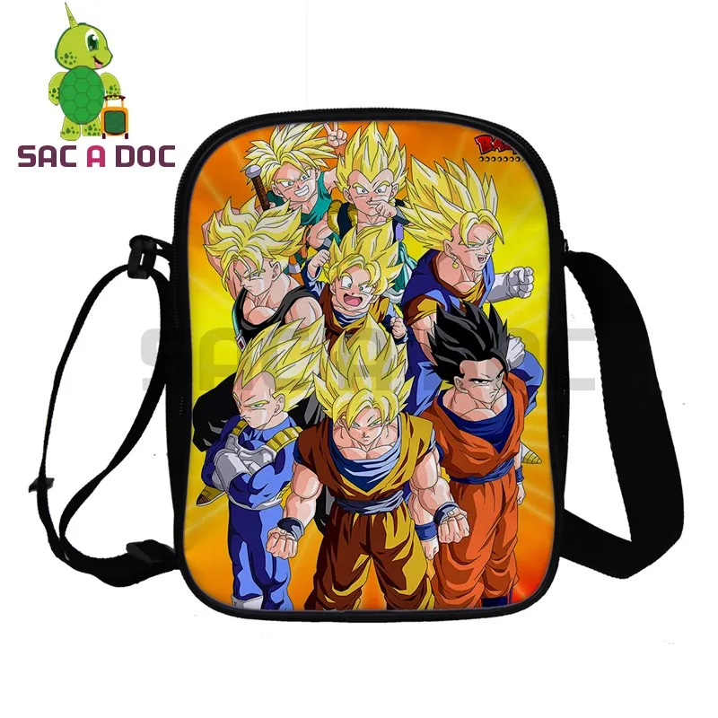 

Dragon Ball Super Saiyan Vegeta Mini Shoulder Bag Women Men Double Player Handbags Messenger Bags Crossbody Travel Bags