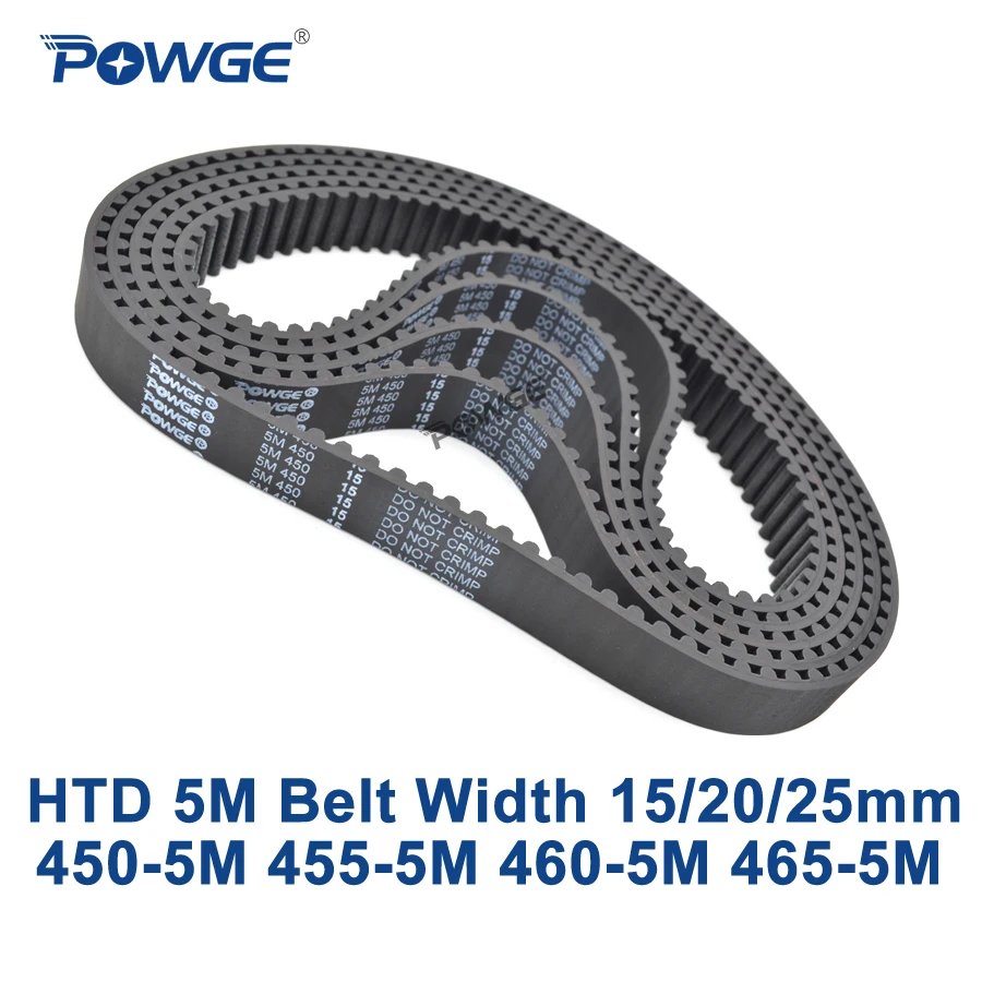 CNC Drives Select 500mm to  695mm HTD 5M Timing Belt 5mm Pitch 10-25mm Wide 