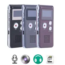 8 ГБ Цифровой USB Диктофон MP3 Диктофон Диктофон Ручка Записи Стерео Аудио Рекордеры mp3-плеер 3 Цвета