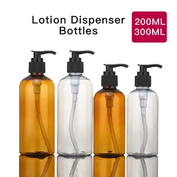 

Spray Bottle 200/300ml Travel Refillable Bottles Makeup Face Lotion Liquid Container Bottles For Cosmetic Shampoo Shower Gel