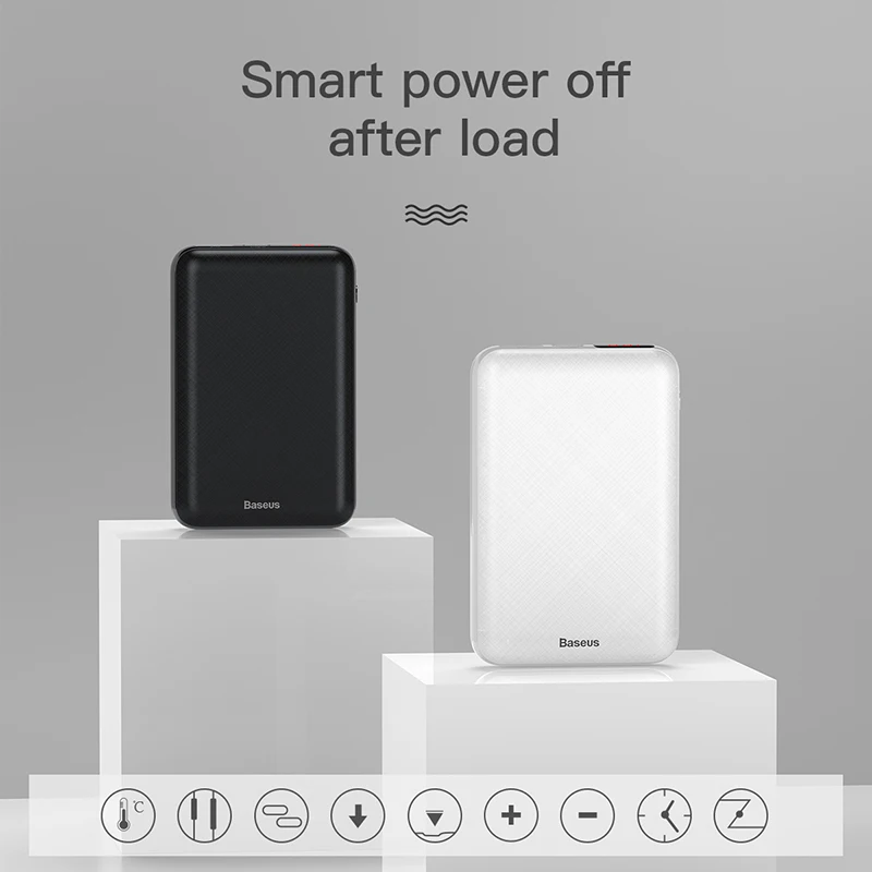 Baseus 10000mAh Power Bank Portable USB C PD Charging Charger 10000 mAh Powerbank For iPhone Xiaomi External Battery Poverbank