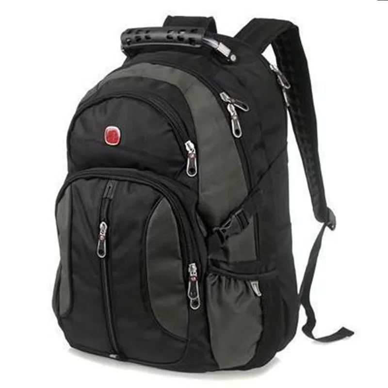 Fashion font b Backpack b font Men Bag Travel Mochila Masculina Black Student School Bags Male