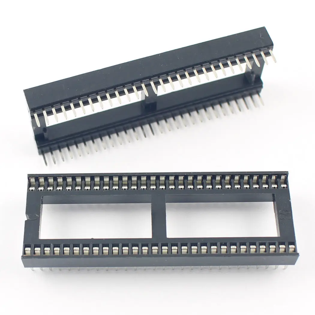 10 шт./лот шаг 1 778 мм 28 32 42 48 52 56 64 Pin DIP Тип пайки широкий IC Разъем Адаптера
