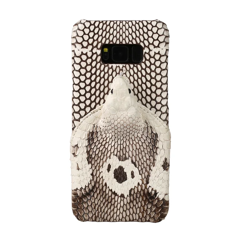 

Phone Case For Samsung Note 8 9 S6 S7 edge S8 S9 Plus case Really Snake head Back Cover For Samsung A5 A7 A8 J5 J7 2017 case