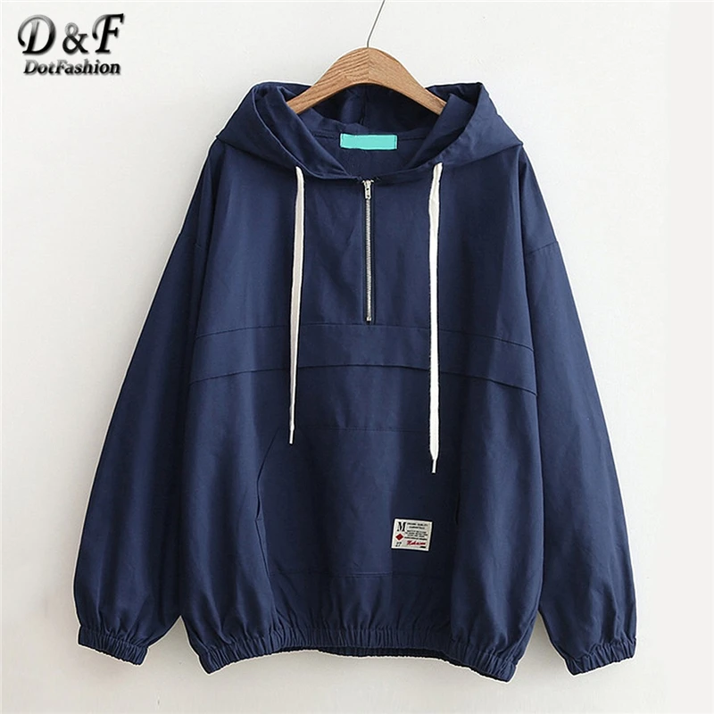 Casual Autumn Hooded Plain Outerwear Casual Autumn Hooded Plain Outerwear