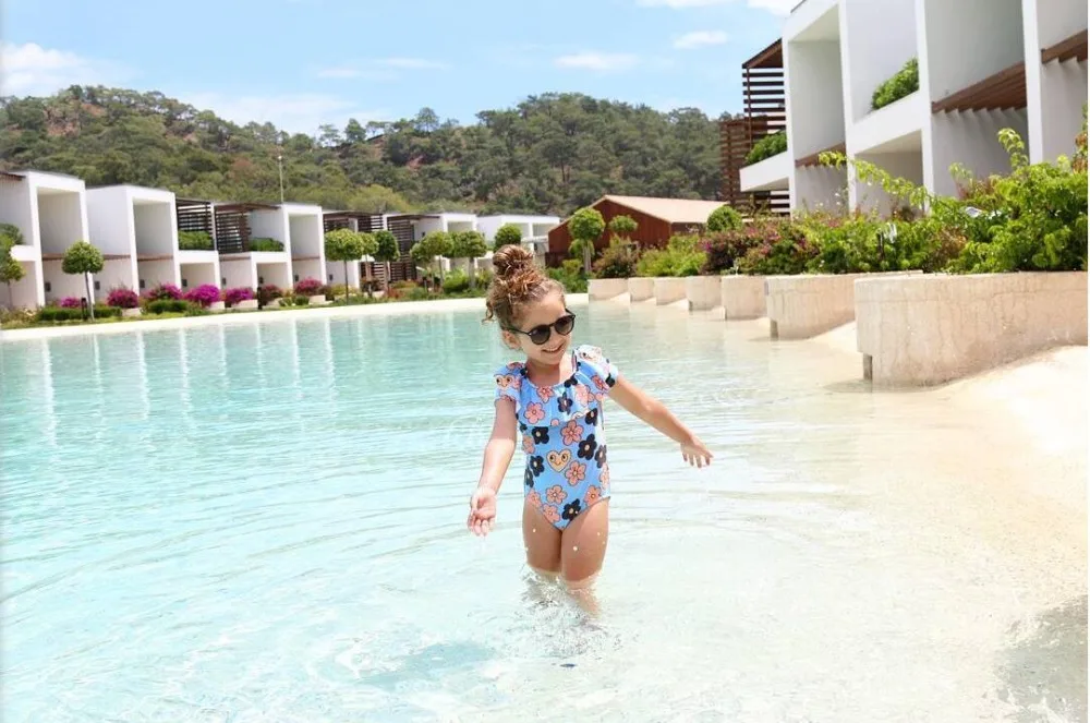 MR Brand Baby Girls Cartoon Bikini New Summer Sleeveless One Piece Beachwear Infant Boys Clothes Bathing Suit Swimwear Swimsuits