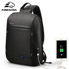 Kingsons High Capacity Chest Bag For Men&Female Canvas Sling Bag Casual Crossbody Bag For Short Trip