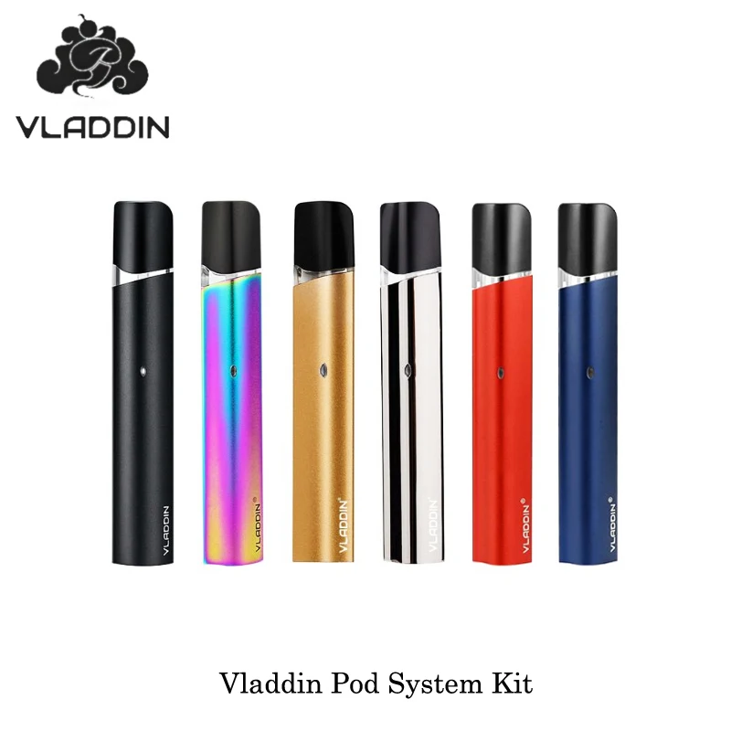 20 шт./лот электронные сигареты Vladdin система Комплект Vape 1,5 мл Pod система 12 Вт 350 мАч картридж с испарителем VS JUSTFOG MINIFIT C601