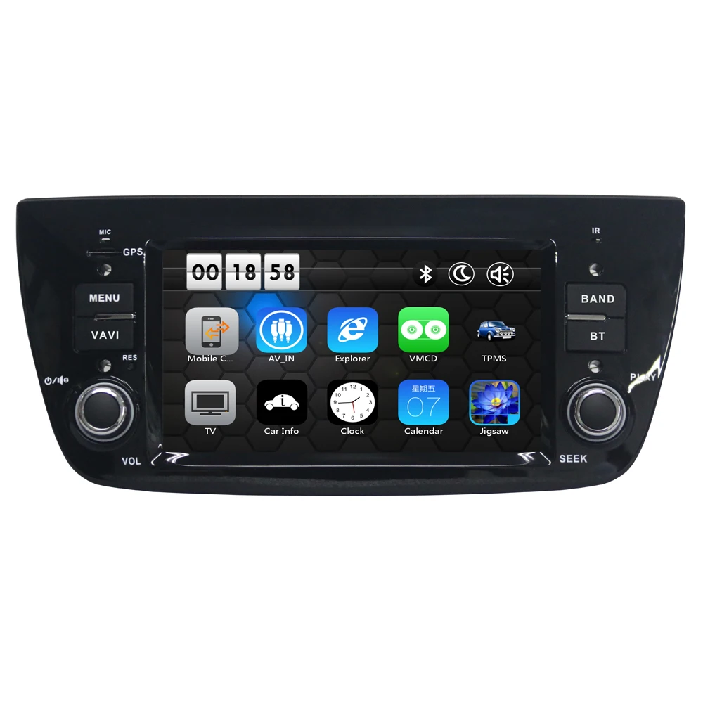 Clearance New! 6.1 Inch Car DVD Multimedia Player Stereo For Fiat/Doblo With Canbus 3G USB Host Radio GPS Navigation RDS BT 1080P Maps 21