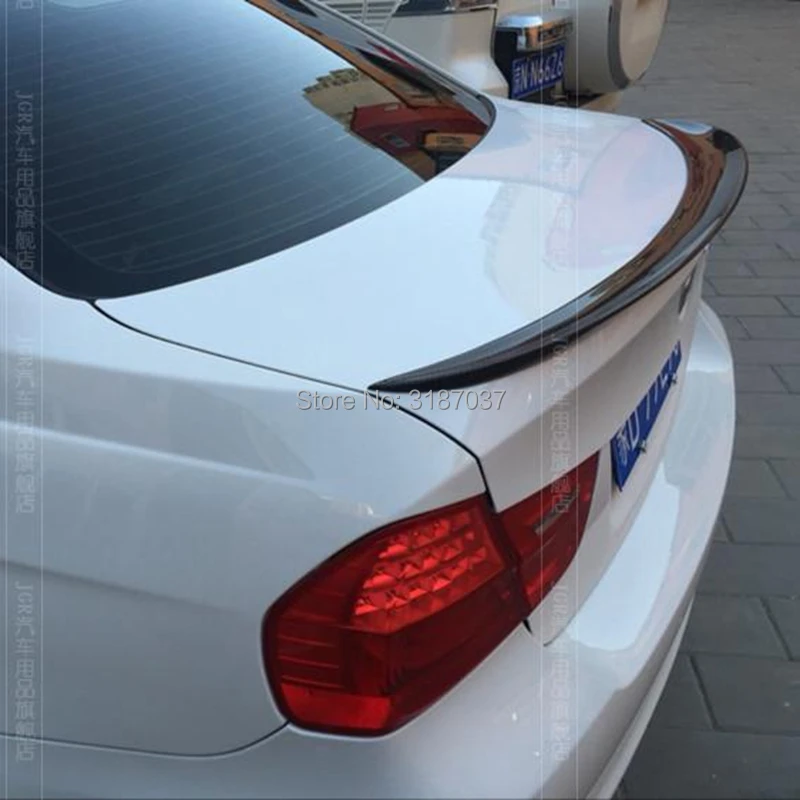 

For bmw E90 spoiler E90 318i 320i 325i 330i 2005-2011 E90 sedan rear Carbon Fiber Rear Roof Spoiler Lip Window Top Wing