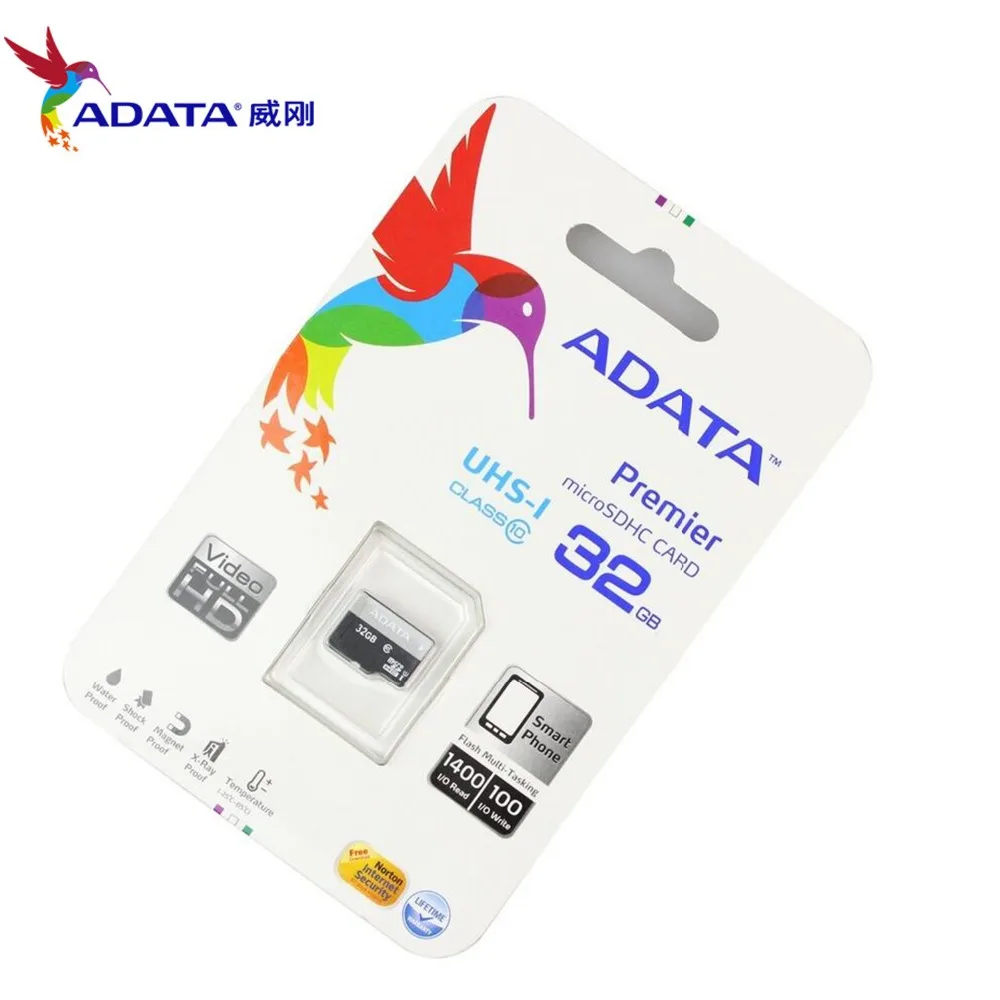 Карта памяти ADATA 16 ГБ 32 ГБ 64 Гб 128 Гб Micro sd карта класс 10 UHS-1 флэш-карта памяти Microsd TF/sd карта s для смартфонов/планшетов