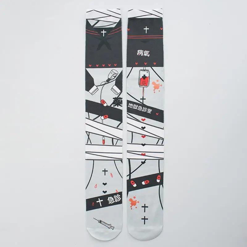2019 Summer New Japanese Style Stockings women printed Kawaii Nylon Stockings for girls Female Thin Top Thigh Stockings 5S-SW01 2019 Summer New Japanese Style Stockings women printed Kawaii Nylon Stockings for girls Female Thin Top Thigh Stockings 5S-SW01