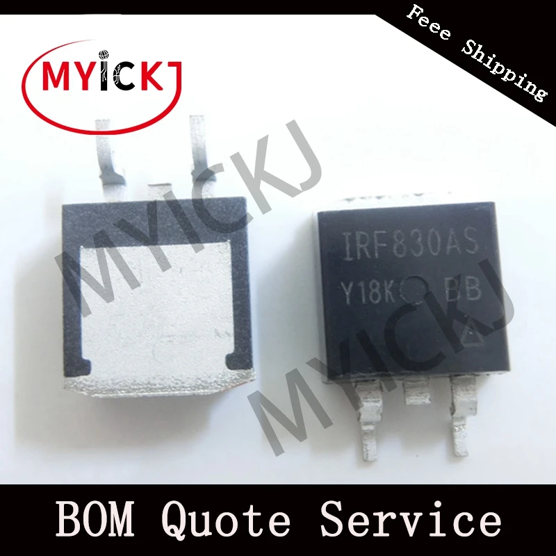 5 шт. IRF830ASTRLPBF MOSFET N-CH 500V 5A D2PAK-263 IC-CHIP