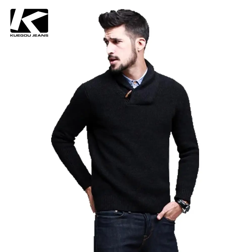 Man cotton sweater,male fashion long sleeve shawl collar